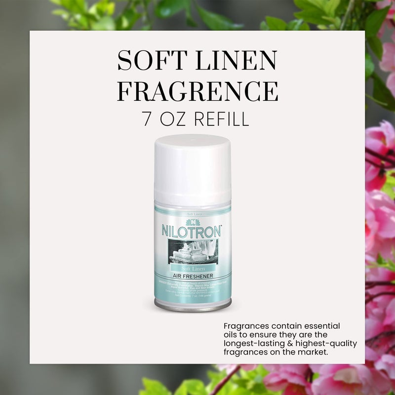 Nilodor Soft Linen Nilotron 7 oz. Metered Aerosol Refill, (05426) - Image 3
